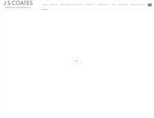 Tablet Screenshot of jscoates.com